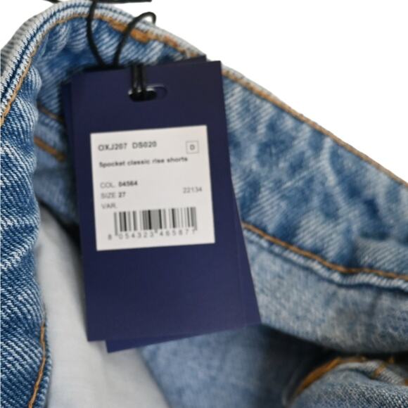 Cavalli Class Womens 27 Frayed Hem Denim Shorts NEW - Picture 11 of 11